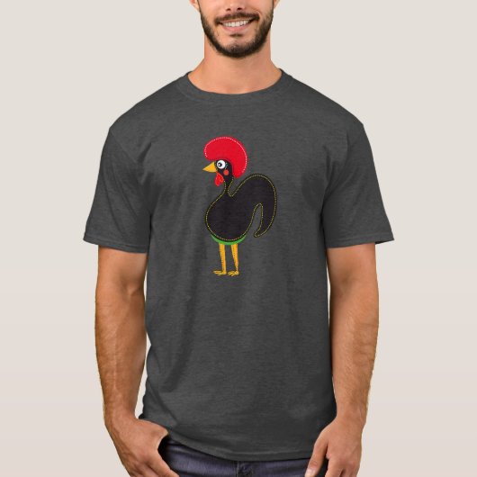 Berühmter Hahn von Barcelos Nr. 01 T-Shirt (Vorderseite)
