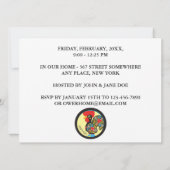 Berühmter Hahn von Barcelos Nr 06 Einladung (Rückseite)