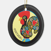 Berühmter Hahn von Barcelos Nr 06 Keramikornament (Links)