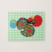 Berühmter Hahn von Barcelos Nr 06 Puzzle (Horizontal)