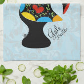 Berühmter Hahn von Barcelos Nr 09 Geschirrtuch (Gefaltet)