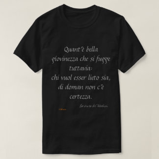 Berühmter italienischer Phrase T - Shirt
