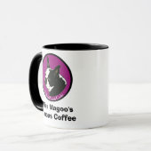 Berühmter Kaffee Fräuleins Magoos Tasse (Vorderseite Links)