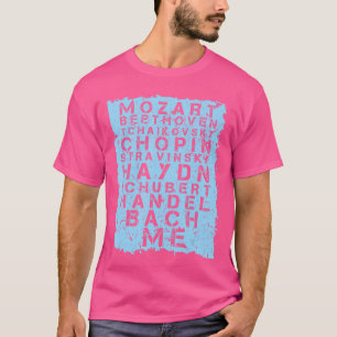 Berühmter Komponist klassischer Musik Geschenk Mus T-Shirt