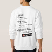 Berühmter Krystal Sweatshirt (Rückseite)