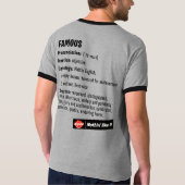 Berühmter Krystal T-Shirt (Rückseite)