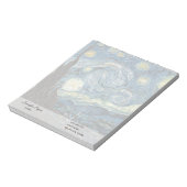 Berühmter Kunstdruck, Starry Night, Van Gogh Notizblock (Rotiert)