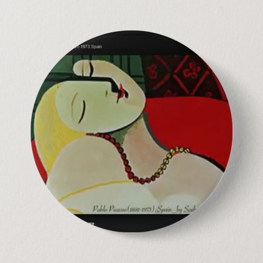 Berühmter Künstler Button (Vorderseite)