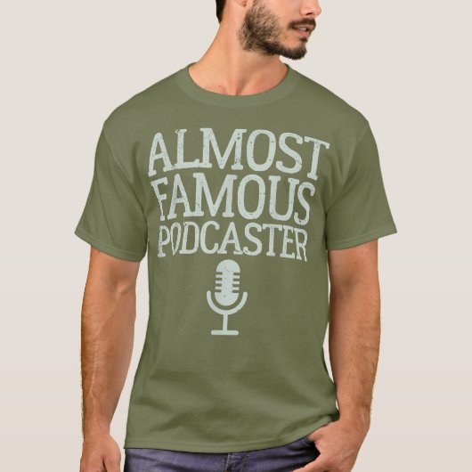 Berühmter Podcaster T-Shirt (Vorderseite)