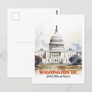 Berühmter Reiseort Washington DC USA Postkarte