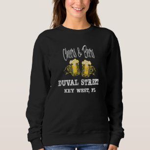 Berühmter Spaß am Duval St Key West Fl Biersteg Pe Sweatshirt