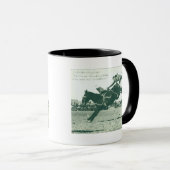 Berühmter sträubender Bronc fünf Minuten Tasse (VorderseiteRechts)