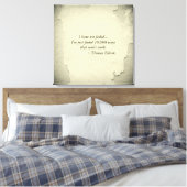 Berühmter Thomas Edison Zitat Inspiration für Erfo Leinwanddruck (Insitu (Schlafzimmer))