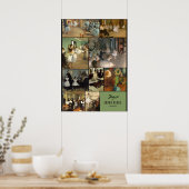 Berühmterer Impressionismus von Edgar Degas Poster (Küche)