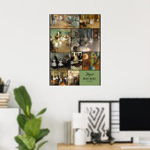 Berühmterer Impressionismus von Edgar Degas Poster (Heimbüro)