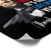 Berühmtes Abraham Lincoln Inspiration Zitat Zivil Poster (Ecke)