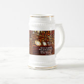 Berühmtes Bier-Zitat Bens Franklins Bierglas (VorderseiteRechts)