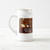 Berühmtes Bier-Zitat Bens Franklins Bierglas (Links)