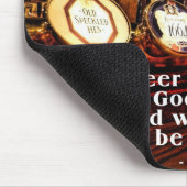 Berühmtes Bier-Zitat Bens Franklins Mousepad (Ecke)