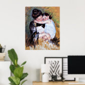 Berühmtes Bild von Mutter und Kind Poster (Heimbüro)