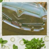 Berühmtes Blue Swallow Motel an der Route 66 Geschirrtuch (Gefaltet)