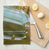 Berühmtes Blue Swallow Motel an der Route 66 Geschirrtuch (Viertel Falte)