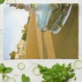 Berühmtes Blue Swallow Motel an der Route 66 Geschirrtuch (Gefaltet)