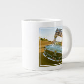 Berühmtes Blue Swallow Motel an der Route 66 Jumbo-Tasse (Vorderseite Rechts)