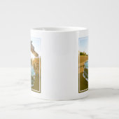 Berühmtes Blue Swallow Motel an der Route 66 Jumbo-Tasse (Vorderseite)