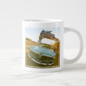 Berühmtes Blue Swallow Motel an der Route 66 Jumbo-Tasse (Rechts)