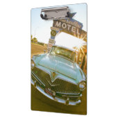 Berühmtes Blue Swallow Motel an der Route 66 Klemmbrett (Links)