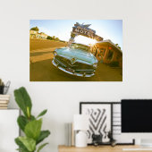 Berühmtes Blue Swallow Motel an der Route 66 Poster (Heimbüro)