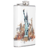 Berühmtes Design für Sehenswürdigkeiten Flachmann (Rechts)