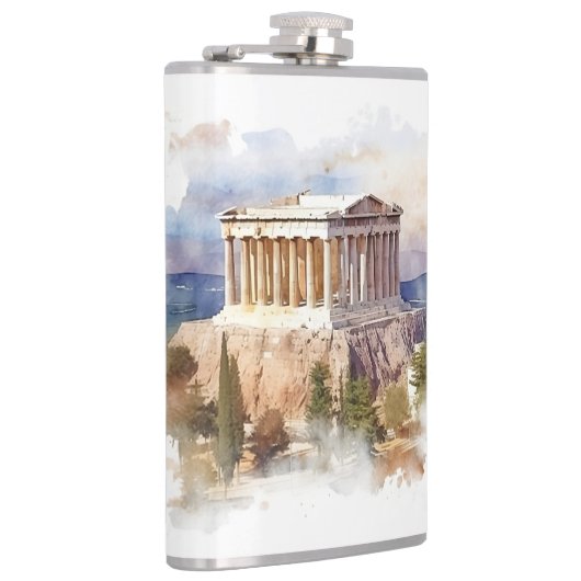 Berühmtes Design für Sehenswürdigkeiten Flachmann (Rechts)