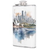 Berühmtes Design für Sehenswürdigkeiten Flachmann (Links)