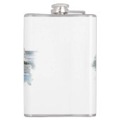 Berühmtes Design für Sehenswürdigkeiten Flachmann (Rückseite)