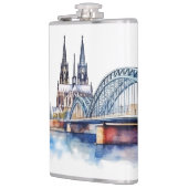 Berühmtes Design für Sehenswürdigkeiten Flachmann (Links)