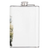 Berühmtes Design für Sehenswürdigkeiten Flachmann (Rückseite)