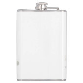 Berühmtes Design für Sehenswürdigkeiten Flachmann (Rückseite)