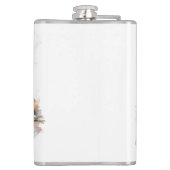 Berühmtes Design für Sehenswürdigkeiten Flachmann (Rückseite)