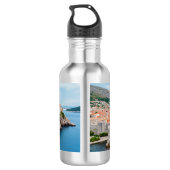 Berühmtes Dubrovnik Altstadt Dächer & Mauern - Kro Edelstahlflasche (Rückseite)