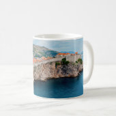 Berühmtes Dubrovnik Altstadt Dächer & Mauern - Kro Kaffeetasse (VorderseiteRechts)