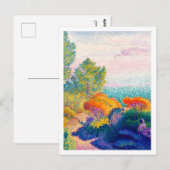 Berühmtes Gemälde Henri Edmond Cross Postkarte (Vorne/Hinten)