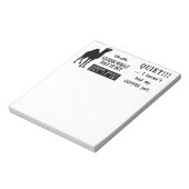 Berühmtes Hump Day Camel Sprichwort Quite Coffee Notizblock (Rotiert)