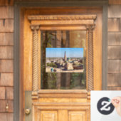 Berühmtes Khiva - Usbekistan Fensteraufkleber (Haustür)