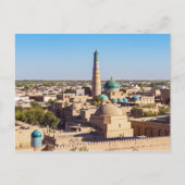 Berühmtes Khiva - Usbekistan Postkarte (Vorderseite)