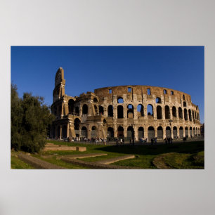 Berühmtes Kolosseum in Rom Italien Wahrzeichen 2 Poster