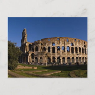 Berühmtes Kolosseum in Rom Italien Wahrzeichen 2 Postkarte