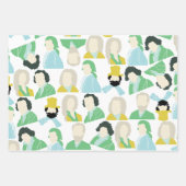 Berühmtes Komponistenpapier Geschenkpapier Set (Vorderseite 3)