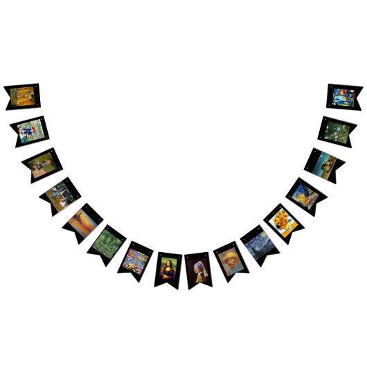 Berühmtes Kunstwerk, Art Class Deco Wimpelkette (Alle)